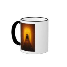 Tunnel at night coffee mug