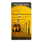 Tunnel at night shipping labels
