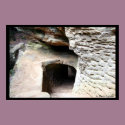 Tunnel at Old Man's Cave posters