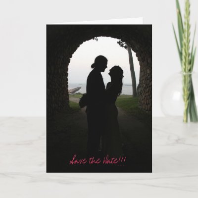 Tunnel of Love Save the Date!!! Greeting Card