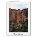 Tunnel with a view card