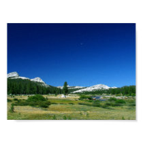 Tuolumne Meadows With The Moon Setting posters