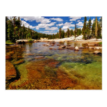 Tuolumne River, Yosemite. Post Card