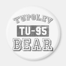 Tupolev Bear Refrigerator Magnets