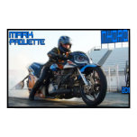 Turbo motorcycle drag racing Poster NHDRO 2011 posters