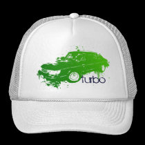 turbo sedan splatter paint -lime hats