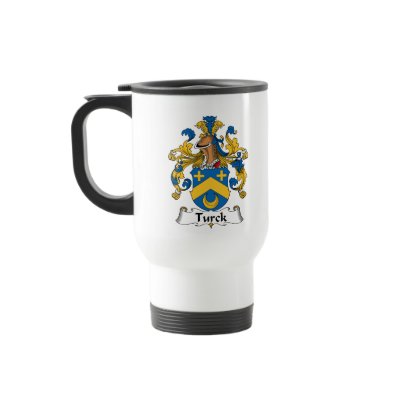 Turck Family Crest Mugs by coatsofarms