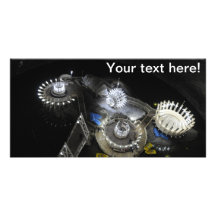 Turda salt mine photo card template