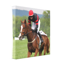 Turf Horse Race Canvas Print