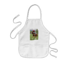 Turf Horse Race Children's Apron