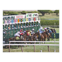 Turf Racing at the Spa Photo Print