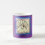 Turkey big tom bird unique modern art painting coffee mug