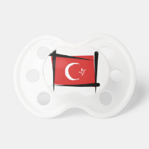 Turkey Brush Flag Pacifiers