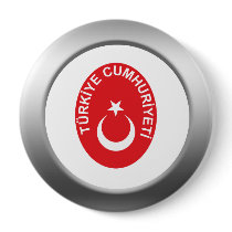 Turkey Coat of Arms Pinback Buttons