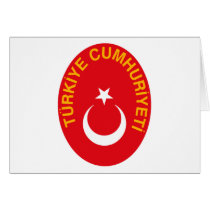 Turkey Coat of Arms cards by FlagTshirts Turkey Coat of Arms cards