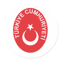 Turkey coat of arms stickers by sergemayifuila Turkey coat of arms stickers