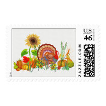 Turkey Day Postage Stamp