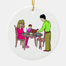 Turkey Dinner Ornament