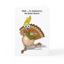 Turkey disguised as the Easter Bunny! Cards