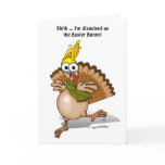 Turkey disguised as the Easter Bunny! cards