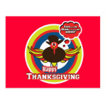 Turkey divas - Outlaw Wayne funny cartoon cards Post Card