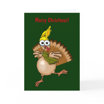 Turkey Easter Bunny Merry Christmas! Card