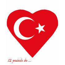 turkey, eurovision song contest, 12 points to ... t-shirts