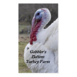 Turkey farm business card