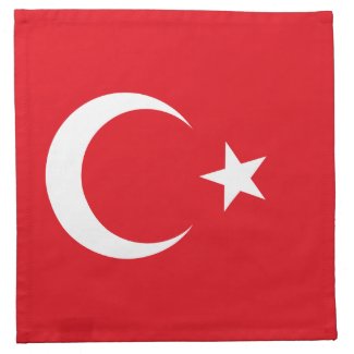 Turkey Flag American MoJo Napkin