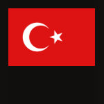 Turkey Flag Map Spaghetti Top