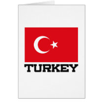 Turkey Flag Greeting Cards