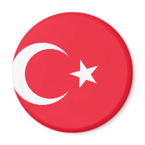 Turkey Flag Refrigerator Magnet