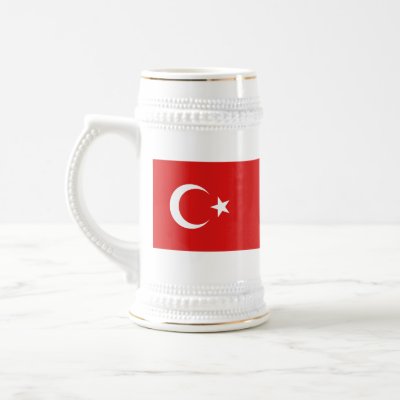 Turkey Flag ~ Map Mug by