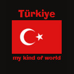 Turkey Flag Map Text Ladies Baby Doll