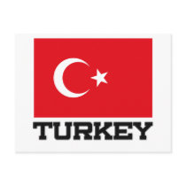Turkey Flag Postcard