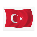 Turkey Flag Postcard