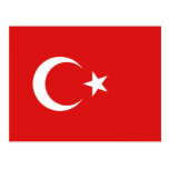 Turkey Flag Postcard