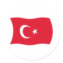 Turkey Flag Sticker