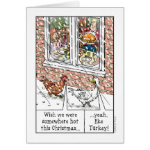 Turkey for Christmas Cards