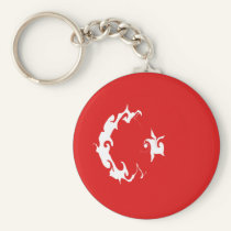 Turkey Gnarly Flag keychains