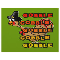 Turkey gobble thanksgiving dinner stuffing letterhead