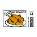 turkey, Happy Thanksgiving! postage