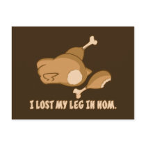 Turkey: I lost my leg in Nom postcards