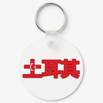 Turkey - In Chinese Keychain