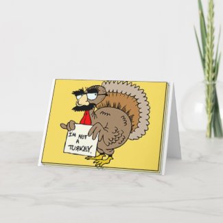 Turkey in disguise card