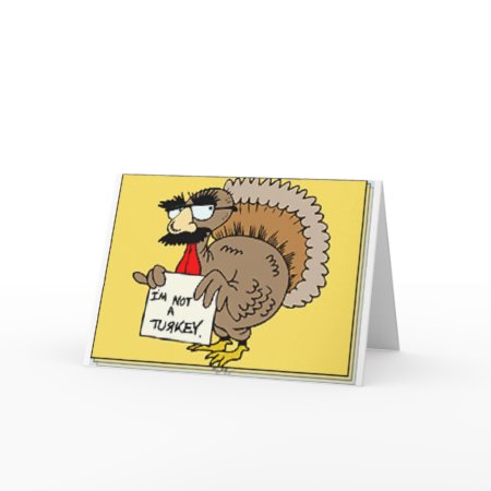 Turkey in disguise card