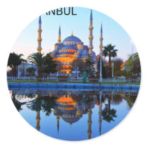 Turkey Istanbul Blue Mosque (St.K) Round Stickers