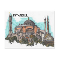 Turkey Istanbul Hagia Sophia (by St.K) Post Card