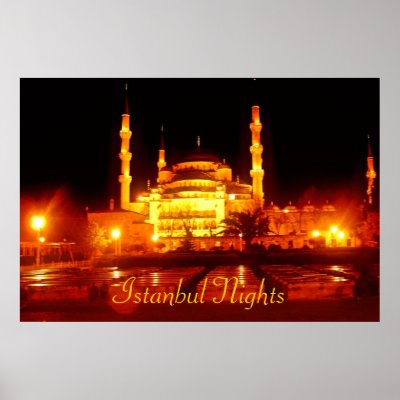 (TURKEY) Istanbul Nights Poster