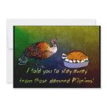 Turkey Lament Personalized Invitations